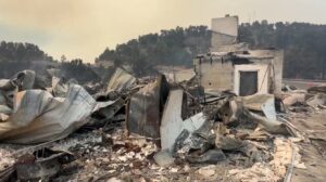 PHOTO What's Left Of The Swiss Chalet Inn In Ruidoso New Mexico