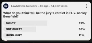 PHOTO 51% Of People In Ashley Benefield Trial Poll Said She's Guilty