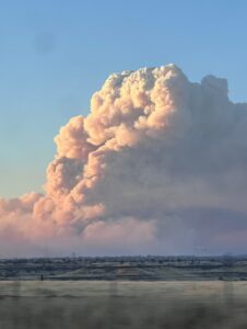 PHOTO Chico California Residents Are Seeing A Wall Of Smoke All Over Town While Driving From Park Fire