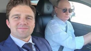 PHOTO Jackson Hinkle Driving $1 Million Supercar With Vladimir Putin