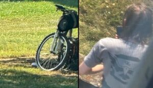 PHOTO Thomas Crooks Riding Bicycle And Watching Videos On His Phone Hours Before Shooting