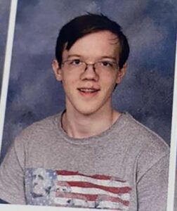 PHOTO Thomas Crooks Wearing A Mount Rushmore American Flag T-Shirt