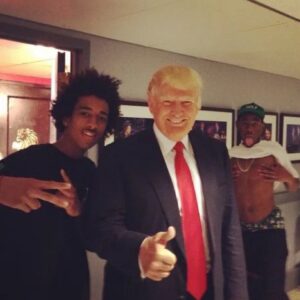 PHOTO Tyler the Creator With Donald Trump