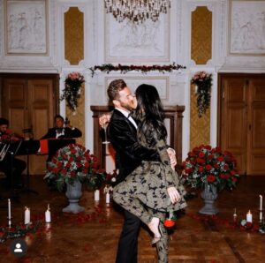 PHOTO Artem Chigvintsev Kissing The Bride During Wedding Inside Church