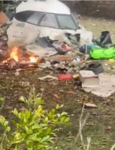 PHOTO Entire Plane That Crashed In Brazil Is Busted Up But The Windshield Survived