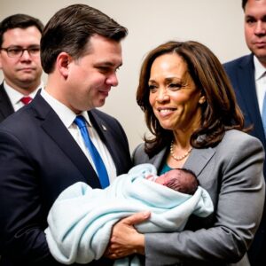 PHOTO Kamala Harris And JD Vance Holding Their Newborn Baby