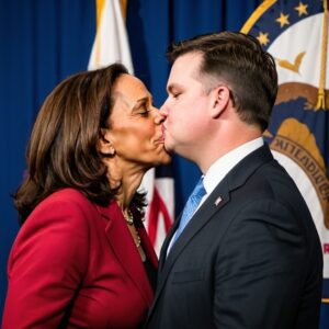 PHOTO Kamala Harris Kissing JD Vance On The Lips