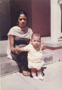 PHOTO Kamala Harris's Mother Holding Her Hand When She Was An Infant