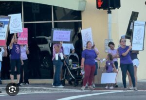 PHOTO Look At All The Ashley Benefield Protester Signs