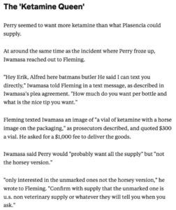 PHOTO Matthew Perry's Helpers Got Him Ketamine Delivered At $300 A Vial With $1K Delivery Fee