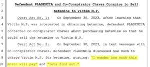 PHOTO Of Court Document Showing Text Messages Were Sent About Matthew Perry Asking How Much Will This Moron Pay For Ketamine Let's Find Out