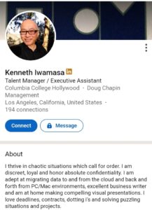 PHOTO Of Kenneth Iwamasa's Full LinkedIn Profile