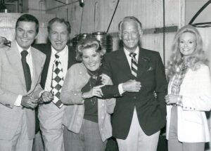 PHOTO Peter Marshall With Vincent Price Rose Marie Doug Fairbanks Jr And Linda Day