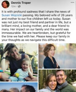 PHOTO Susan Wojcicki's Husbands Tribute After Her Passing