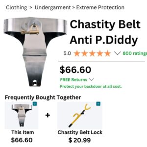 PHOTO Amazon Is Selling Chastity Belt So You Can Be Anti-P Diddy