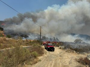 PHOTO Burned Land Area In Hills Above Rancho Santa Margarita Looks Really Bad