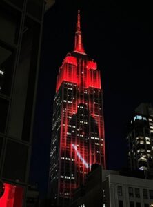 PHOTO Darth Vader Projected On Skyscraper In New York To Honor James Earl Jones