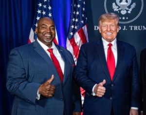 PHOTO Donald Trump On Stage With Mark Robinson