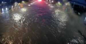 PHOTO Downtown Tallahasse Is Still Flooded With Water Hours After Hurricane Helene Hit