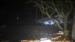 PHOTO Just Sticks Remain Of One House In Cedar Key Florida South Of Hurricane