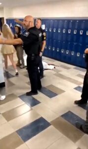 PHOTO Law Enforcement Clearing Hallways In School While Colt Gray Was Still On The Loose