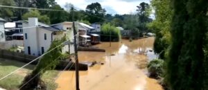 PHOTO Massive Homes In Asheville North Carolina Are Still Underwater Days After Hurricane Helene