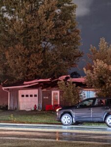 PHOTO Of Heavy Tornado Damage To Houses Inside Portland Indiana City Limits From Tornado