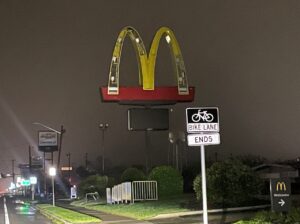 PHOTO Of McDonald's Restaurant In Perry Florida Damaged By Hurricane Helene