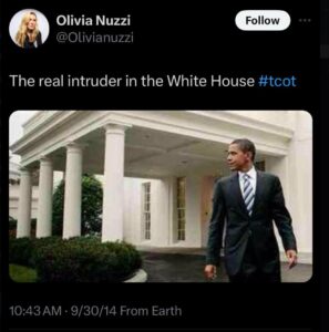 PHOTO Olivia Nuzzi Calling Obama An Intruder In The White House In 2014