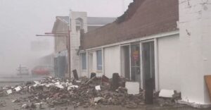 PHOTO Roof Of Well Known Building In Morgan City Destroyed By Hurricane