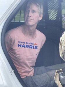 PHOTO Ryan Wesley Routh Wearing White Dude's For Kamala Harris T-Shirt