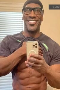 PHOTO Shannon Sharpe Smirking And Showing Off Abs After F*cking A Straight Ten In Her Own Bedroom