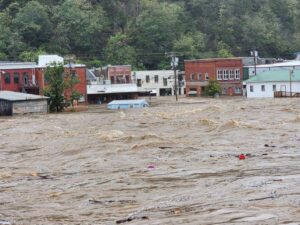 PHOTO The City Of Marshall North Carolina Is Still Underwater