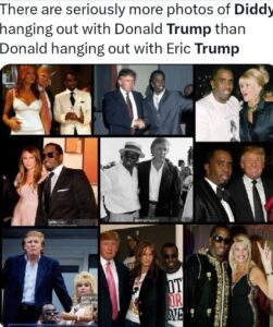 PHOTO There Are More Photos Of Donald Trump Hanging Out With P Diddy Than There Are His Son Eric Trump