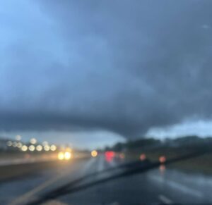 PHOTO View Of Muncie Indiana Tornado Touching Down From McGalliard Road