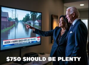 PHOTO $750 Should Be Plenty Kamala Harris Hurricane Helene Meme