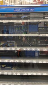 PHOTO All The Gun Ammunition In Tampa Is Wiped Out Off The Shelves At Walmart