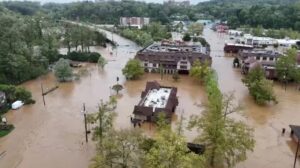 PHOTO Asheville NC On Monday Was Still Flooded With Feet Of Water