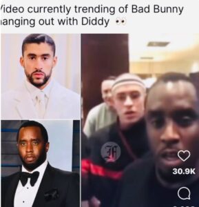 PHOTO Bad Bunny Hanging Out With P Diddy