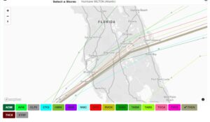 PHOTO Consensus Models Have Hurricane Milton Completely Destroying Sarasota Instead Of Tampa