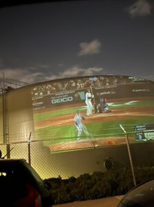 PHOTO Dude In East LA Hood Projected The Dodgers World Series Game On Cities Water Tank