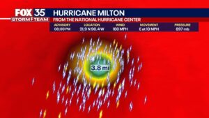 PHOTO Florida Better Be Ready Because Hurricane Milton Now Has 897MB Pressure With 180 MPH Max Sustained Winds And Gusts 200+ MPH