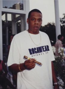 PHOTO Jay Z With Biggest Cigar Ever At P Diddy'y Freakout In The Backyard