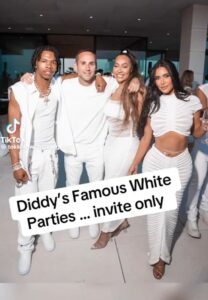 PHOTO Kim Kardashian Wearing White A Diddy's Famous Invite Only White Parties