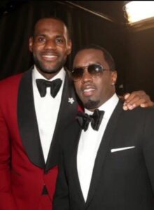 PHOTO Lebron Wearing A $5K Tux With P Diddy