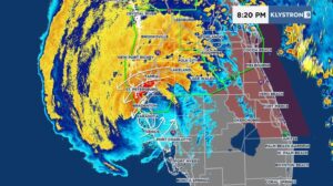 PHOTO Map Showing Tampa Bay Was Spared From Hurricane Milton And Get Get A Surge And It Went From Sarasota South To Siesta Key