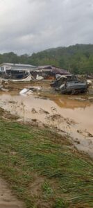 PHOTO Of Damage To Property Right Off Highway 70 In Swannanoa North Carolina