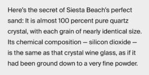 PHOTO Siesta Beach In Florida Is Perfect Sand Because It's 100% Pure Quartz Crystal