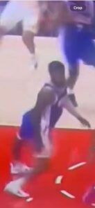 PHOTO Still Shot Close Up Of Paul George Hyperextending His Knee And It Looks Disgusting