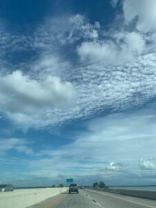 PHOTO The Last Bit Of Blue Sky In Sarasota Florida Before Hurricane Milton Hits